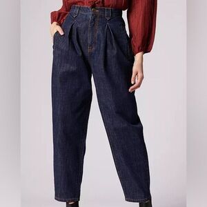 JOIE  Primrose Straight Leg Denim Pant trouser pleated JEANS SZ 30